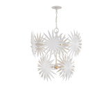 Bismarkia 10 - Light Wrought Iron Chandelier by Marjorie Skouras