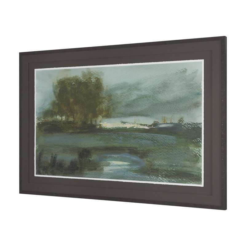 «Dusks Shadow By Studio», œuvre d'art encadrée à la main mate sous verre, Dusks Shadow, 61.5L x 1.6W x 41.5H