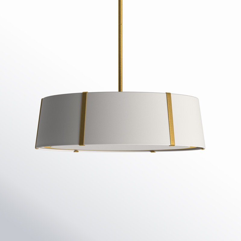 Luminaire suspendu 24 po Marietta, Or antique
