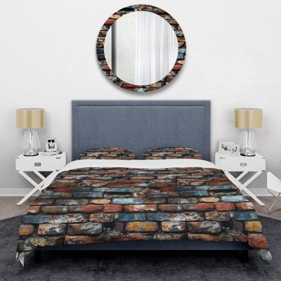 Timeless Brick Elegance - Brick Duvet Cover Set