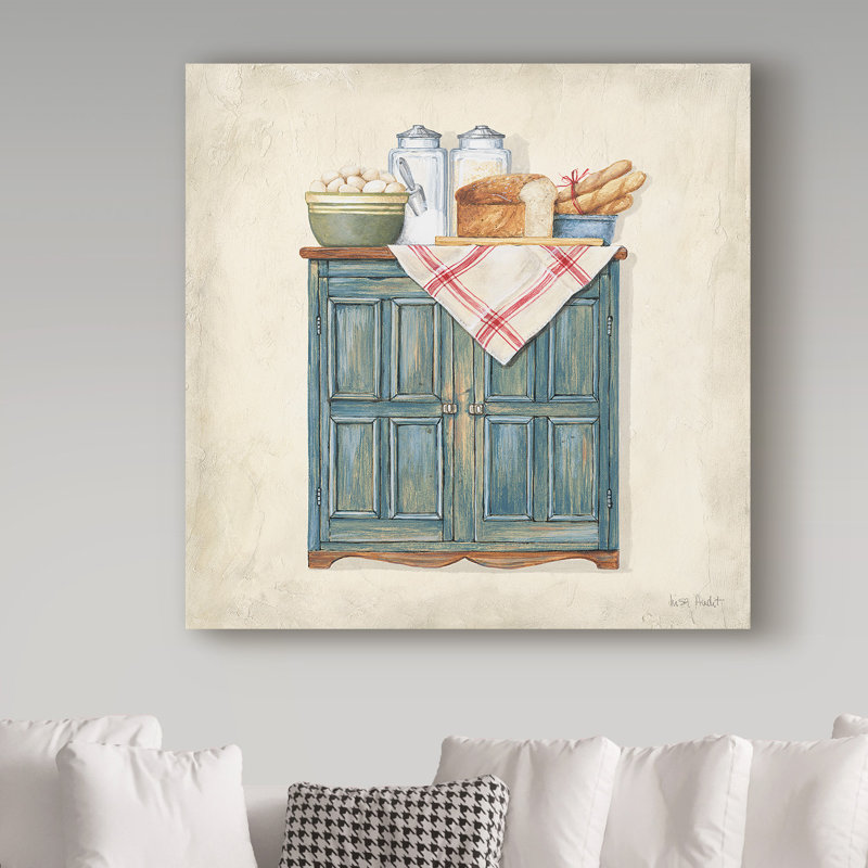 «Pantry A» par Lisa Audit - reproduction d'art sur toile tendue, H 14 po x l 14 po