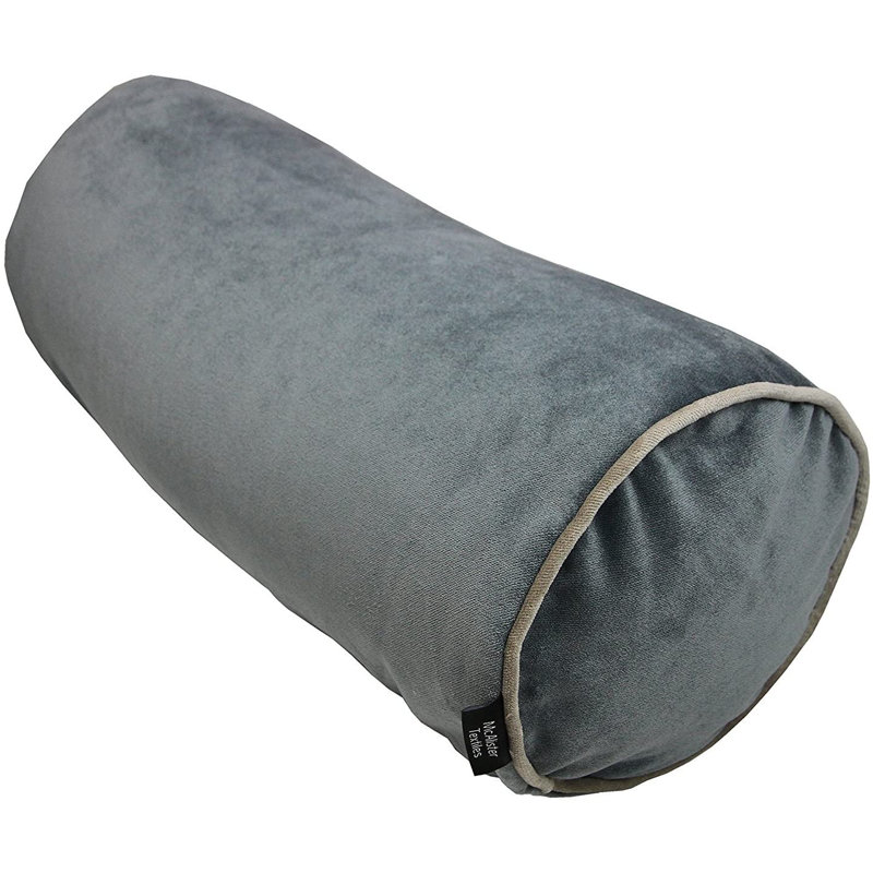 Bolster Cushion, Charcoal Grey