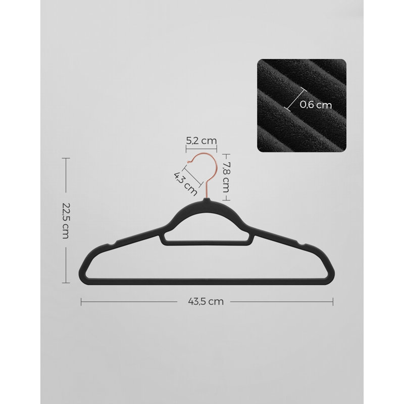 Metal Non-Slip Standard Hanger