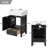 Modern 20.28'' Bathroom Vanity With Ceramic Sink-1715841377