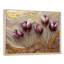 Art mural mural de tulipes jacobiennes marbrées sur une rivière crème II-476184305-314958067-476184317