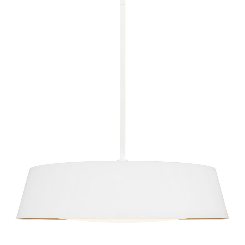 Asher 5 - Light Pendant, Matte White