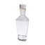 Hammered Decanter-Clear w/Gold Rim