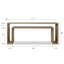 71.5'' W Solid Wood Console Table