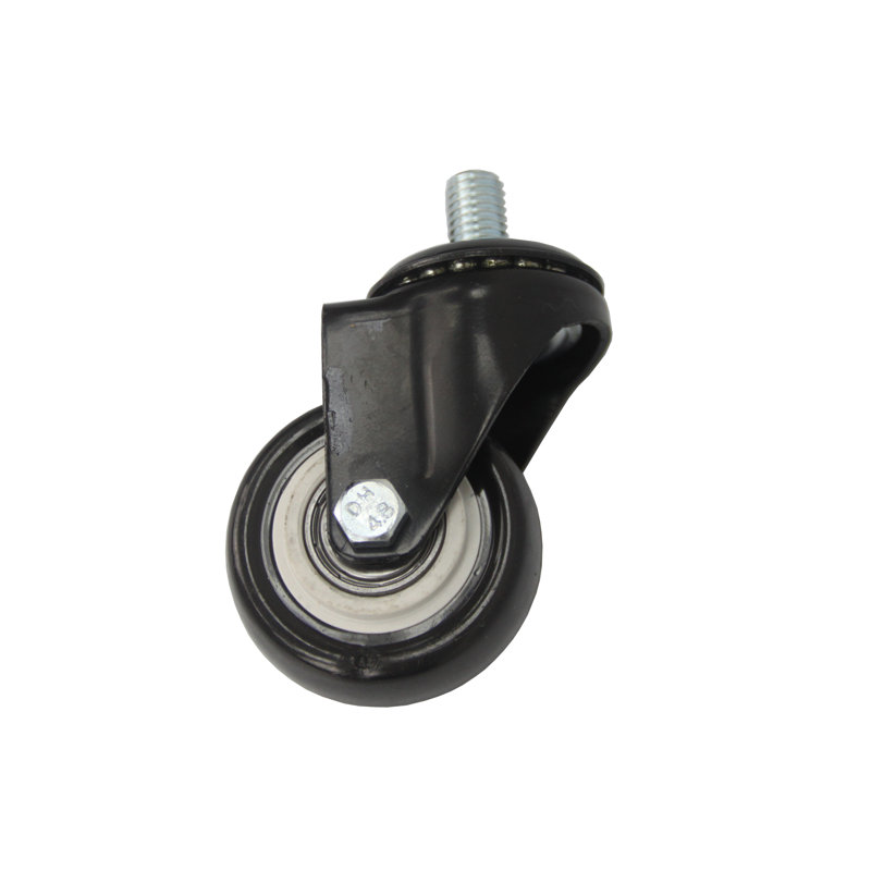 2" Threaded Stem Caster, M10 (10mm) Stem Thread Diameter, 9/16" (15mm) Stem Length