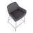 Cassiopeia Upholstered Counter Stool with Metal Frame-41572710-41572718