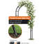 Arche de jardin 7,3 pi - treillis d'extérieur durable pour escalade de roses, glycine, lierre, mariage / allée