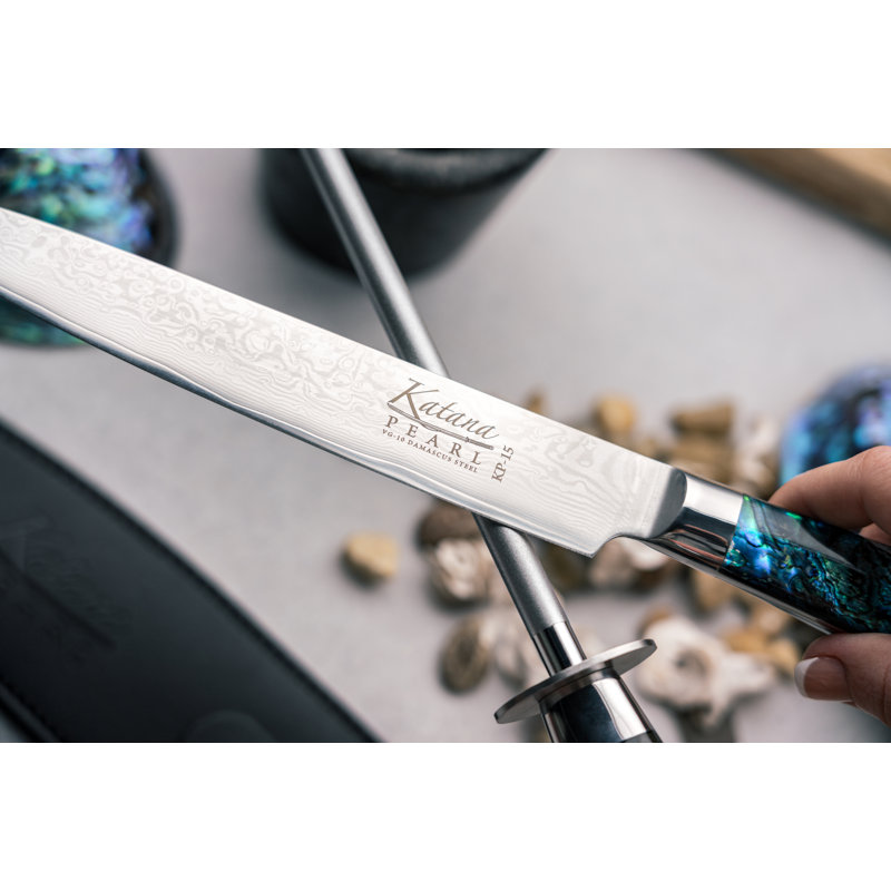 Katana Saya Honing Steel, Blue