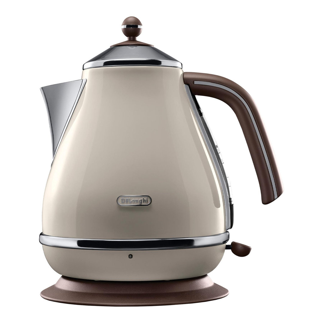 De'Longhi Vintage Icona Electric Jug Kettle 3000W 1.7L - Cream (Limescale) - Image 6