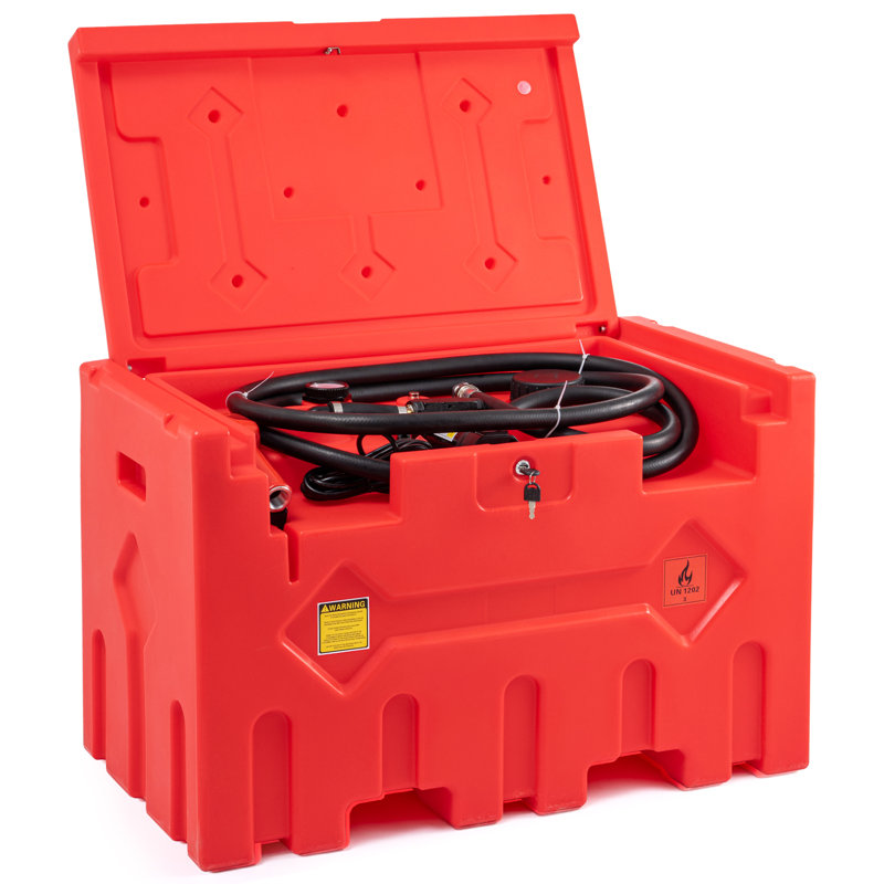 Réservoir de transfert de carburant portatif 52 gallons, Rouge
