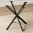 Rustic Square Side Table, X-Frame Metal Legs With Wood Grain Tabletop, Industrial Accent End Table For Living Room, Bedroom & Home Office, Balck, 31.5 X 31.5 X 29.5 Inches-129417630
