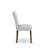3 Piece Dining Set contain A Dinner Table and 2 Burgundy Polyester Fabric Modern Chairs, Mahogany-2922336-1932215-39344688