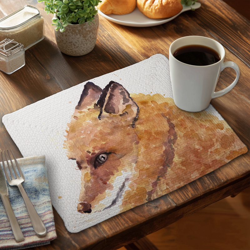 Napperon Fox Décoration scandinave