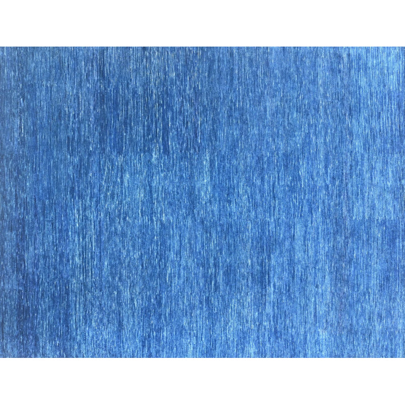 Contemporary, Textures Collection One-of-a-Kind Rectangle 9' X 11'9" Hand Knotted Area Rug