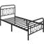 Modern Metal Bed Frame with Vintage Headboard-1474463854-1476394341