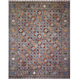 Transitional One-of-a-Kind Rectangle 8'1" X 9'10" Hand Knotted Area Rug