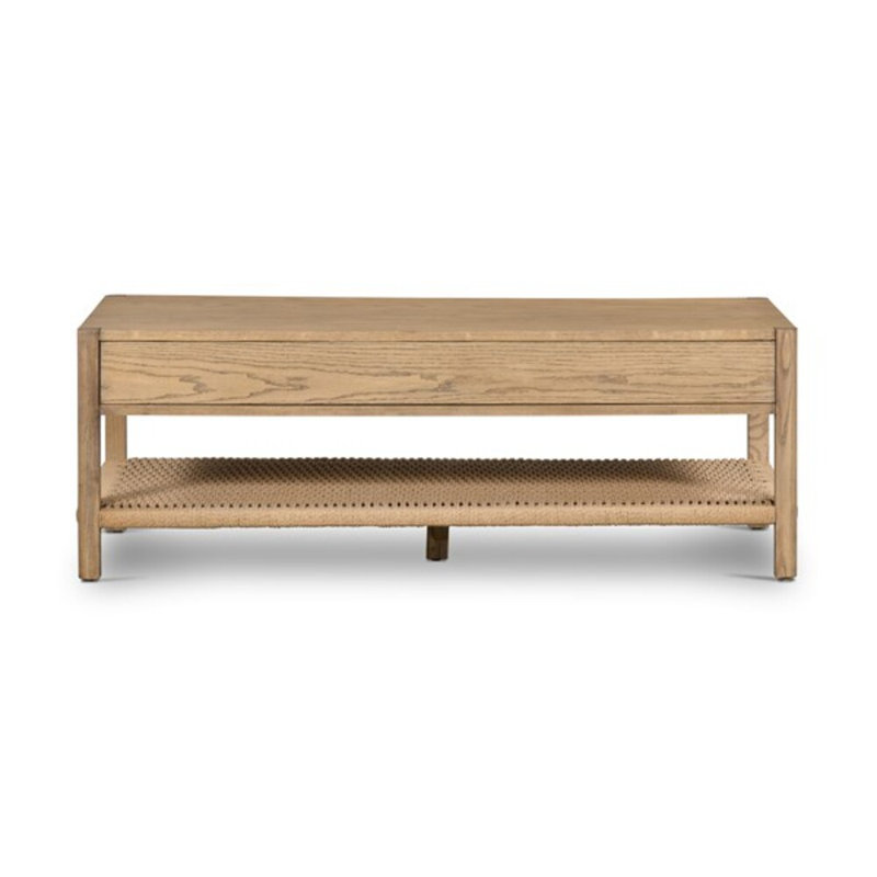 Zuma Solid Wood Coffee Table, Dune Ash Veneer