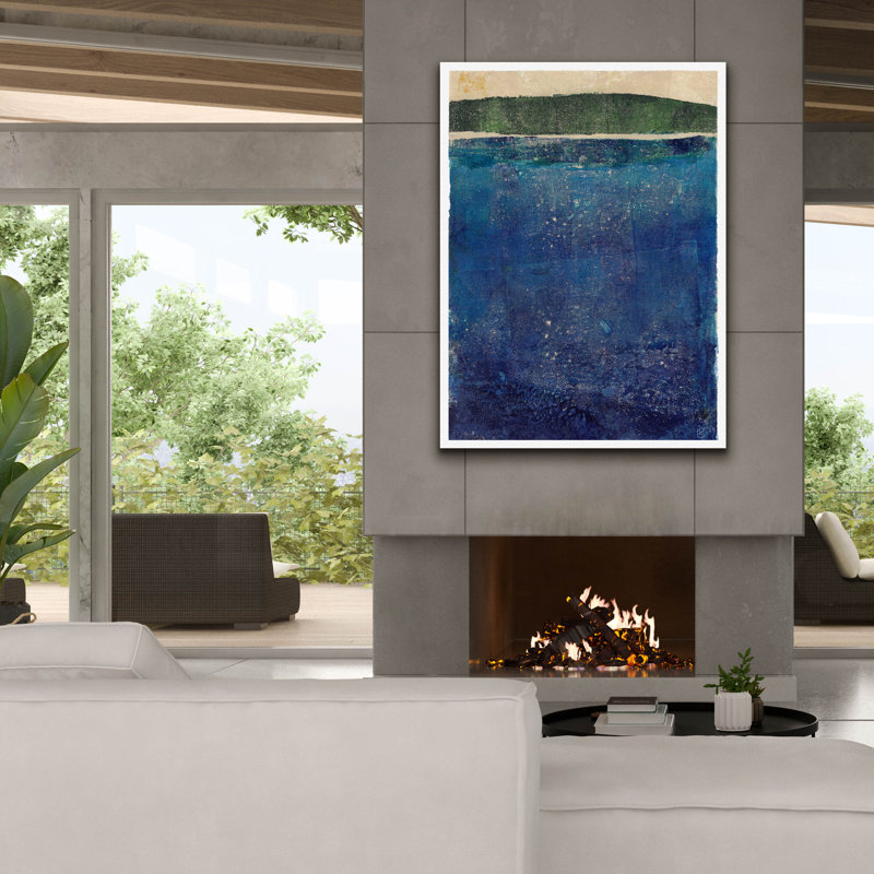  «Island Escape 2» par Laura Gibson, art mural sur toile, 40 po x 54 po, H 54 po x l 40 po