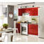 OLIWIA kitchen base cabinet in white and red gloss Base Unit-105005280