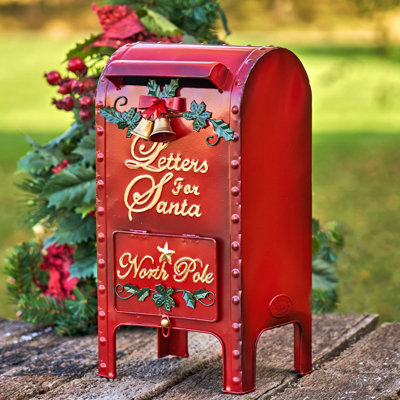 Christmas Santa Claus and Tree Decorative Accent