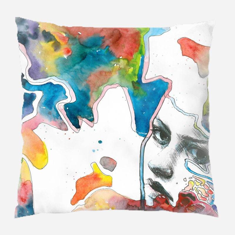 Coussin Phan, Micro suède, Intérieur