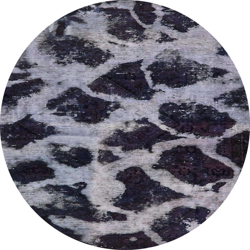 Tapis abstrait moderne 750, Rond 8 pi