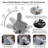 Oversized Dual Motor Power Lift Recliner Chair with Airbag Massage/Heat, Flip Arm Storage, Cup Holders,USB Type C Charging