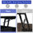 Table basse Red Barrel Studio® avec compartiment caché et tablettes de rangement noires