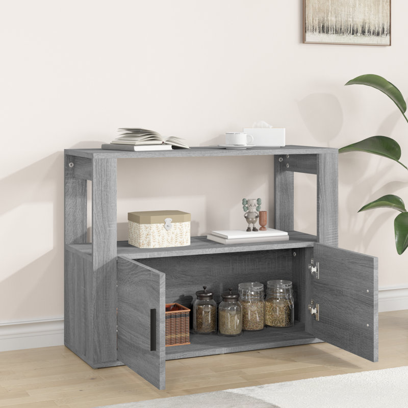 Kharley 80 Cm Wide Sideboard, Grey Sonoma