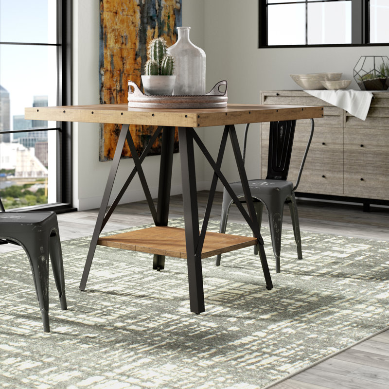 Brinley Solid Wood Top Dining Table