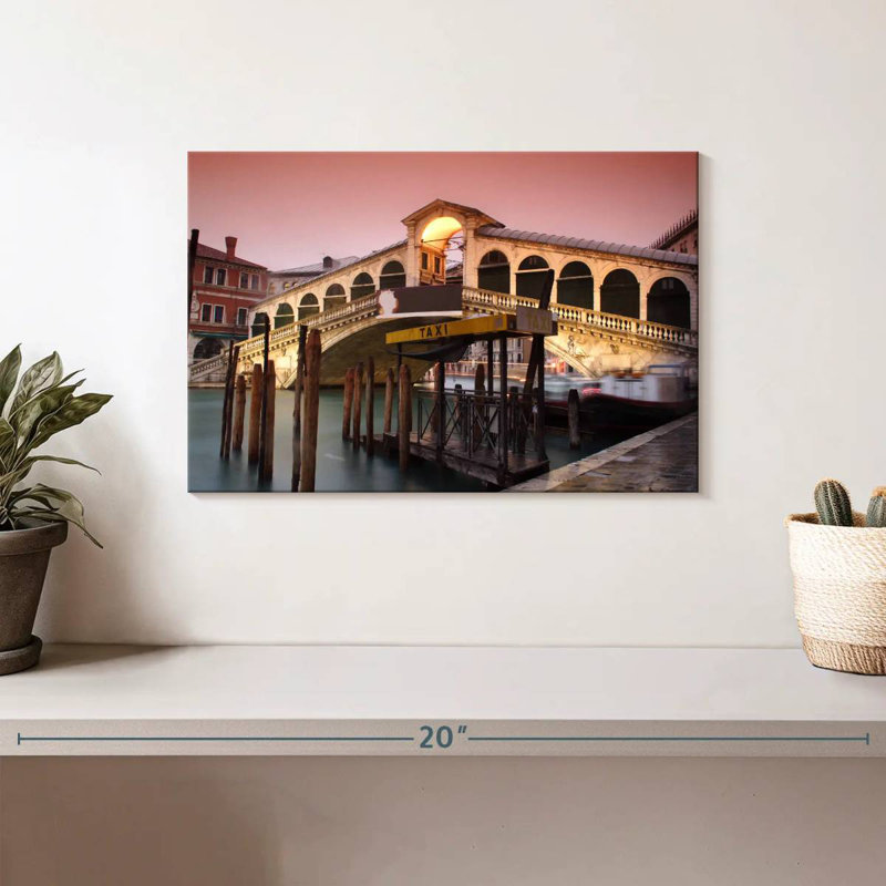 Rialto Bridge, 8" H x 12" W