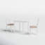 Ensemble de salle à manger extensible 3 pièces Aitana-81699464