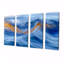 «Maier - Abstract Modern Waves», art mural 4 pièces-106424822