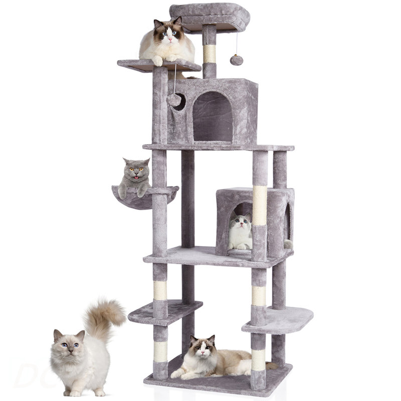 Arbre à chat avec tour à chat en sisal 68,5 "
