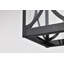 Lanterne suspendue 1 lumière Esmeray - Noir mat avec verre transparent