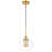 Jeseka 1 - Light Brass Bowl Pendant