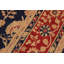 Tapis oriental noir / rouge en laine noué à la main 8 pi 1 po x 11 pi 1 po Oriental