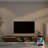 TV Stand with LED Lights with Storage