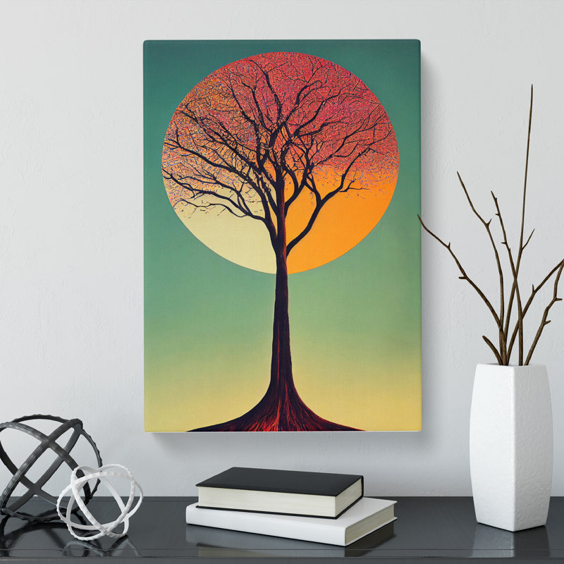 Contemporary Tree Vol.1 - Wrapped Canvas Print, 60cm H x 40cm W x 3cm D