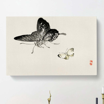 Butterflies by Kono Baireir - Wrapped Canvas