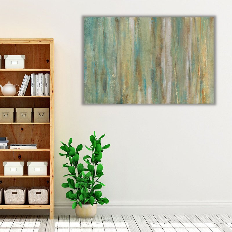 «Vertical Flow I», reproduction d'art sur toile, H 24 po x l 36 po