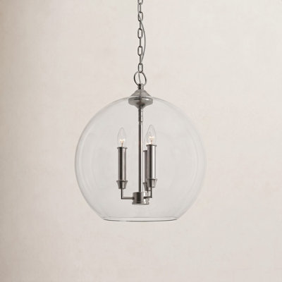 Vermilion 3-Light Dimmable Globe Pendant 