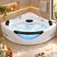 Baignoire à balnéo d'angle 2 places de 150 cm avec jets d'hydromassage et éclairage DEL