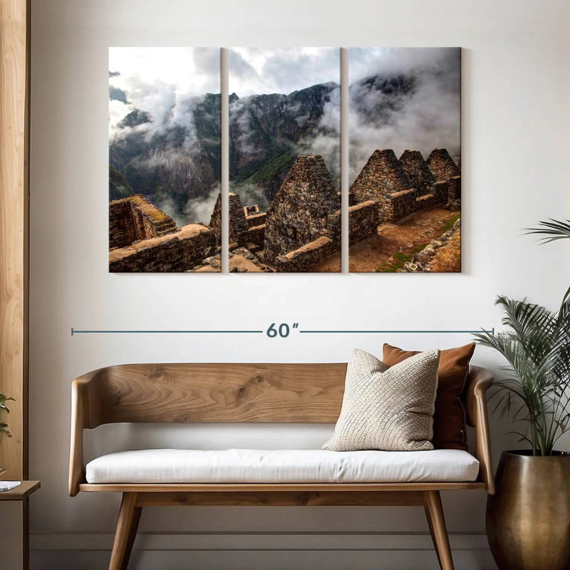 Lilie Cloudy Machu Picchu, 32" H x 50" W