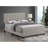 Beige Tufted Upholstered Queen Panel Bed