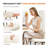 PU Leather Upholstered Side Dining Chairs Set with Backrest (Set of 4)-1298915352